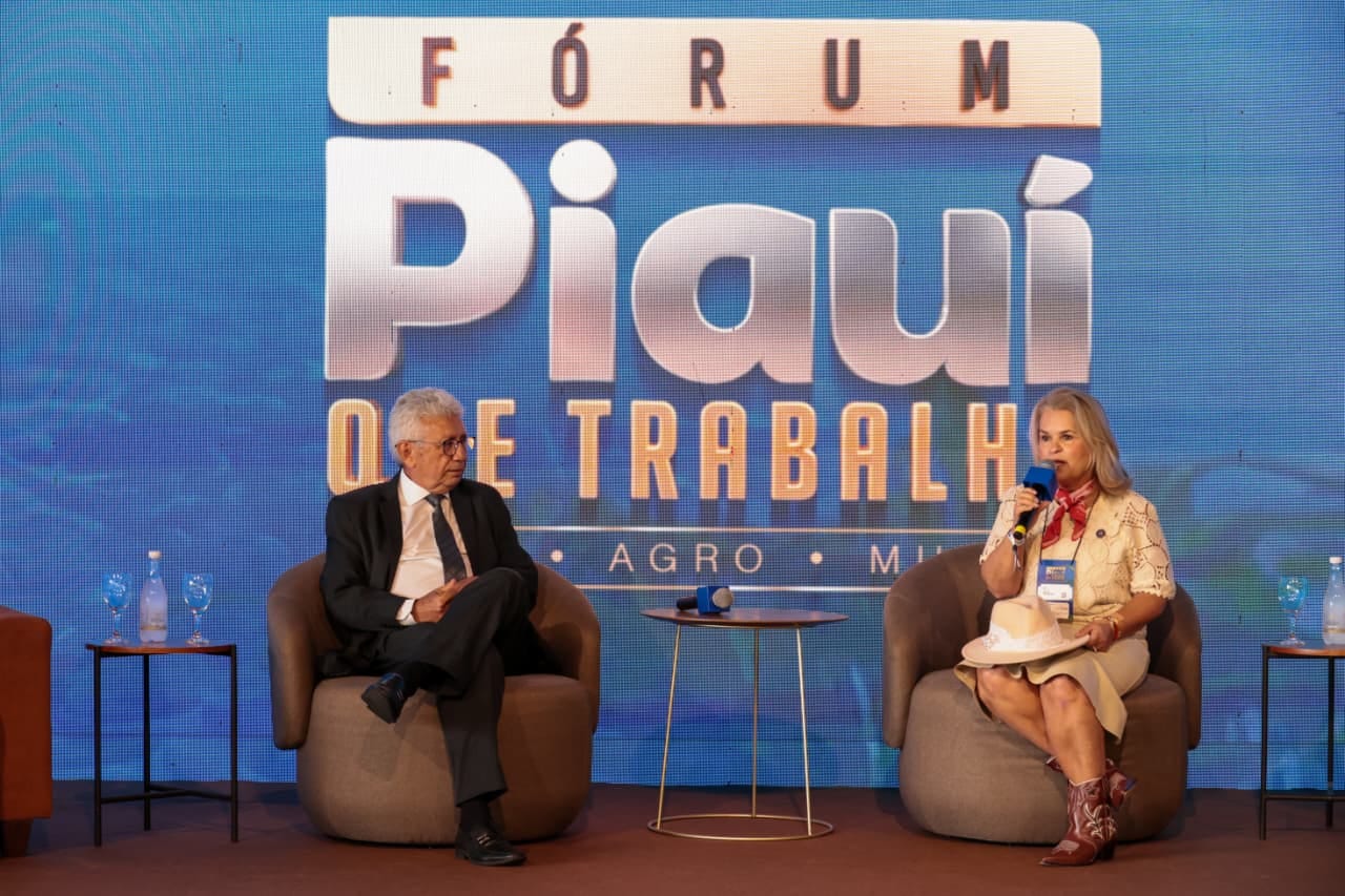 Ani Sanders fala ao microfone durante o painel.